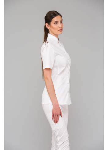 medyczna bluza damska krótki rękaw LENA FLEX