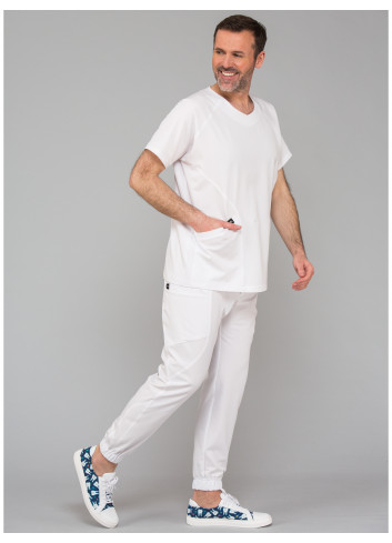 spodnie medyczne męskie ze ściągaczem ENERGY