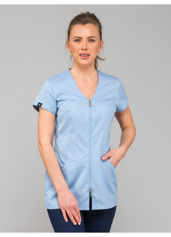 bluza medyczna dla pielęgniarek krótki rękaw LILY
