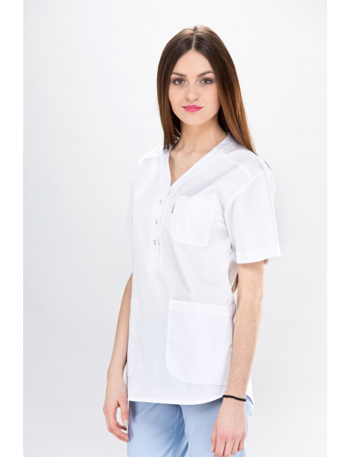 bluza medyczna damska z krótkim rękawem AGATA