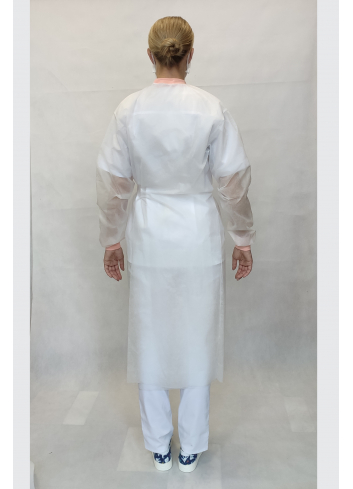 nonwoven protective gown