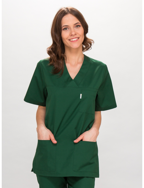 bluza medyczna damska z krótkim rękawem ANIA