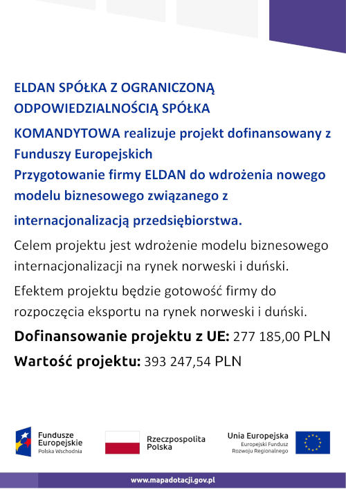Dotacje UE Eldan